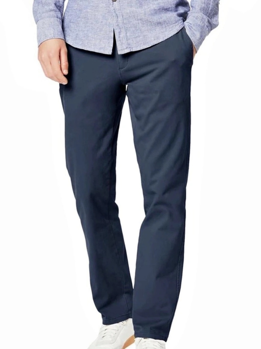 Dockers Ultimate Chino Slim Fit Chinos Blue Waist 36x30 NWT